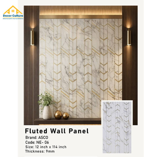 Fluted Wall Panel 12x114 Inch