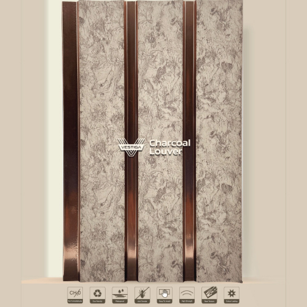 Charcoal Louver Panel CL 08 - Premium Charcoal Wall Cladding | Decor ...