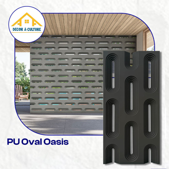PU Oval Oasis Stone Wall Panel