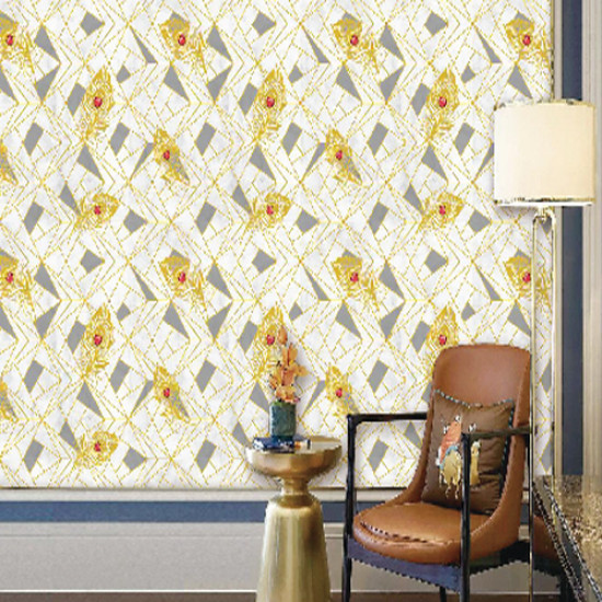 Best Metallic Wallpaper Design MWD04